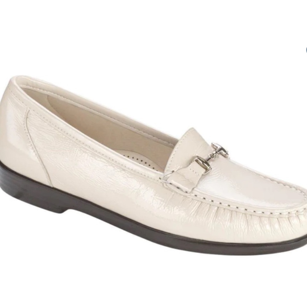 SAS Metro Bone Patent Loafers | NEW!